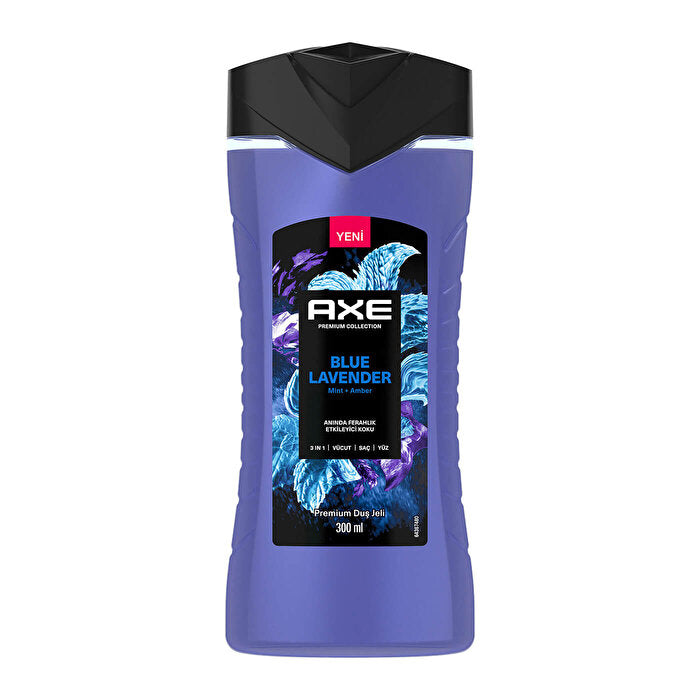 Axe Premium Collection Blue Lavender Shower Gel 10oz - 3 in 1 | Men - Cleanser
