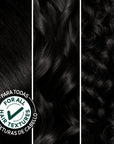 Garnier Nutrisse Ultra Creme 1 Black Hair Dye - Vegan Hair Dye, Nourishing Hair Color