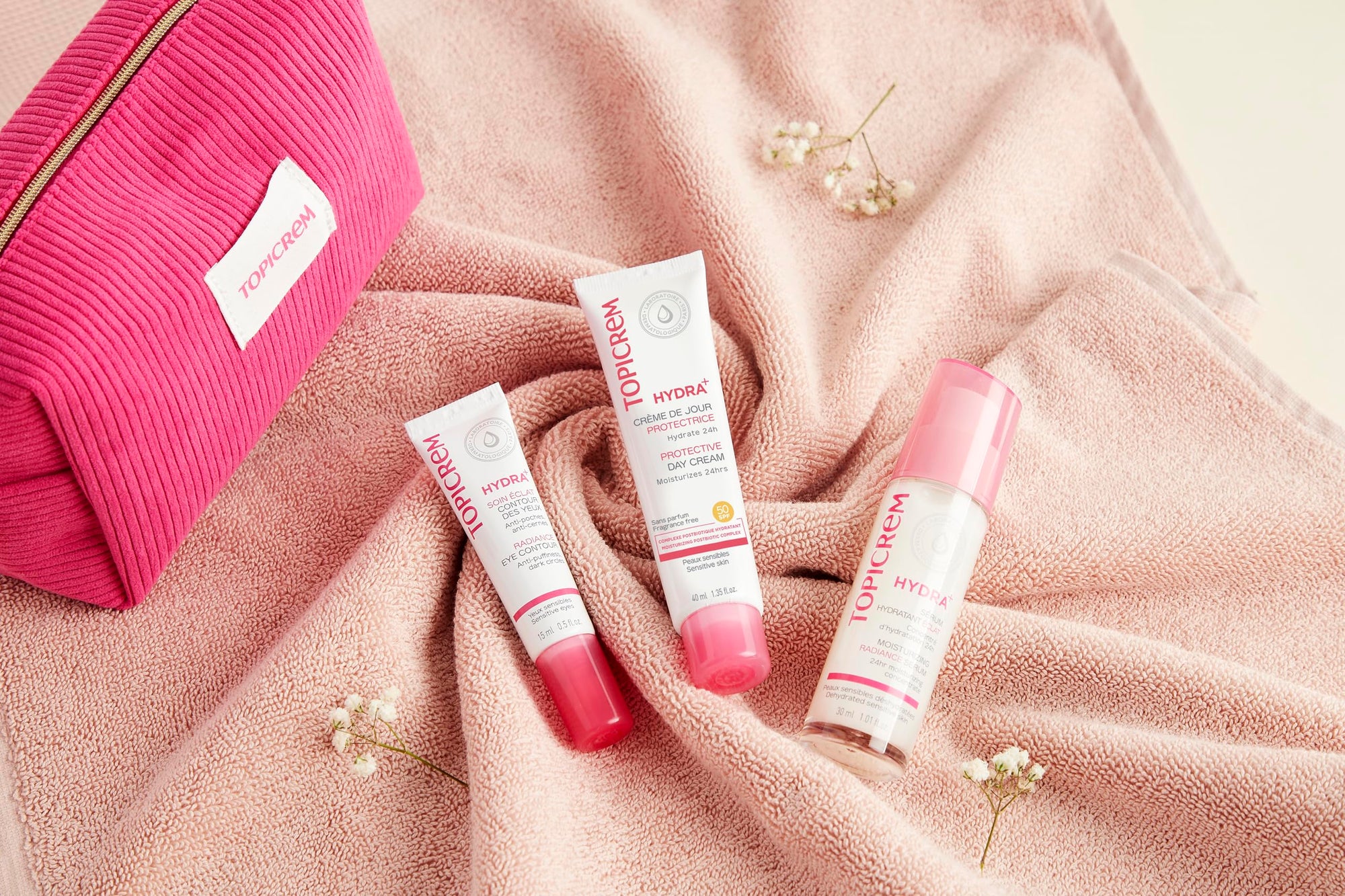 Topicrem Hydra+ Daily Protective Sunscreen SPF50 - Non-Greasy, Fragrance-Free, Hydrating Daily Moisturizer for Sensitive
