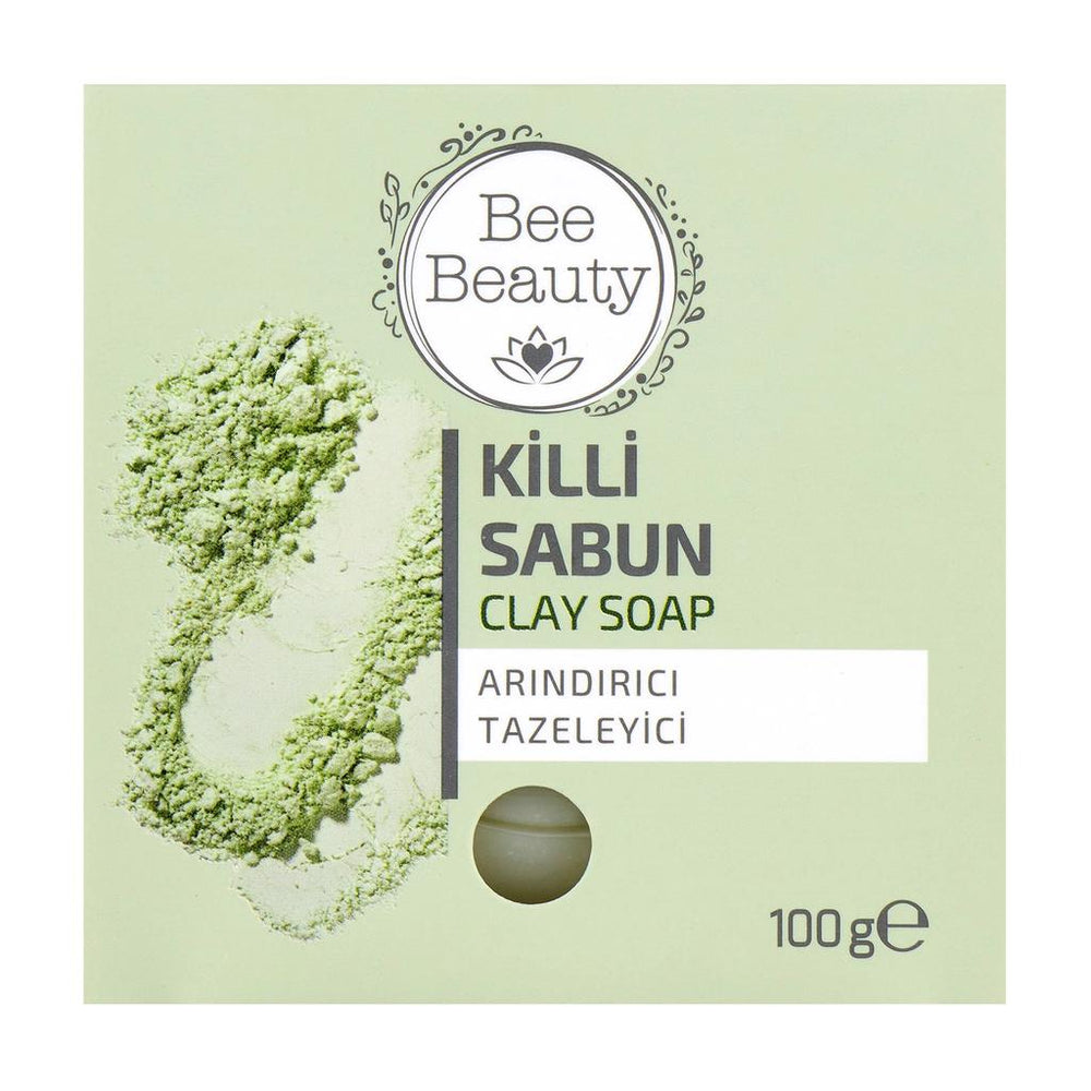 Bee Beauty Clay Bar Soap for Deep Cleansing 100g