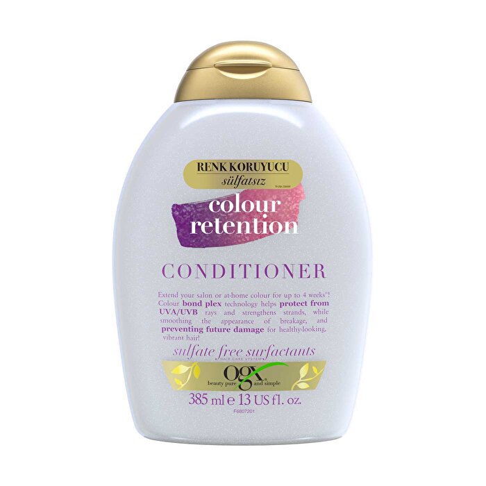 OGX Colour Retention Hair Conditioner 385ml - Sulfate-Free Formula | Moisturizing