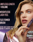 Maybelline Lash Sensational Sky High Mascara - Diamond Shimmer - Volumizing & Lengthening Formula