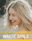 White Glo Coconut Oil Whitening Toothpaste 4oz - Natural Brightening | Fresh Mint Flavor