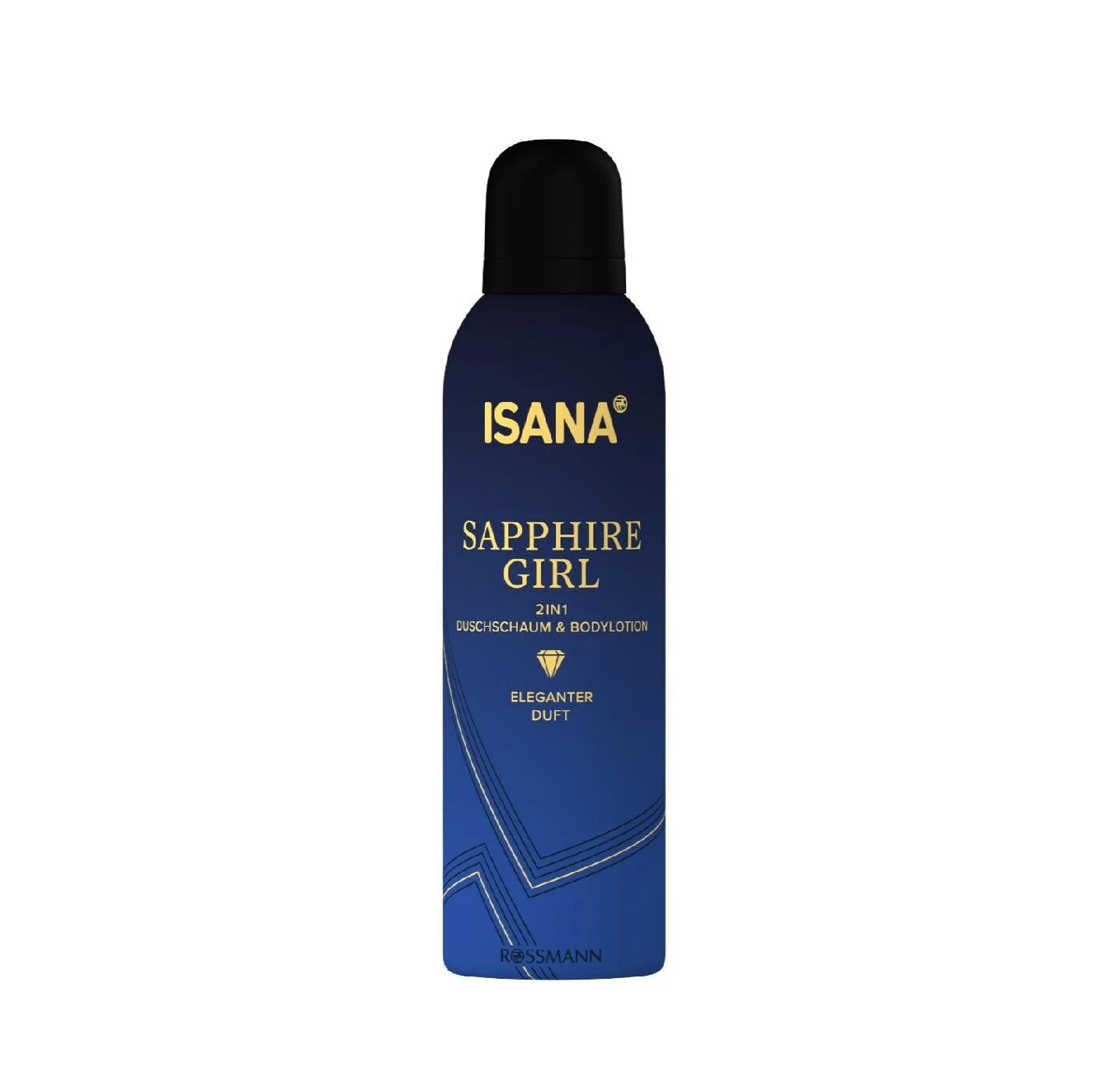 Isana 2-in-1 Sapphire Girl Shower Foam &amp; Shave Gel 200 ml
