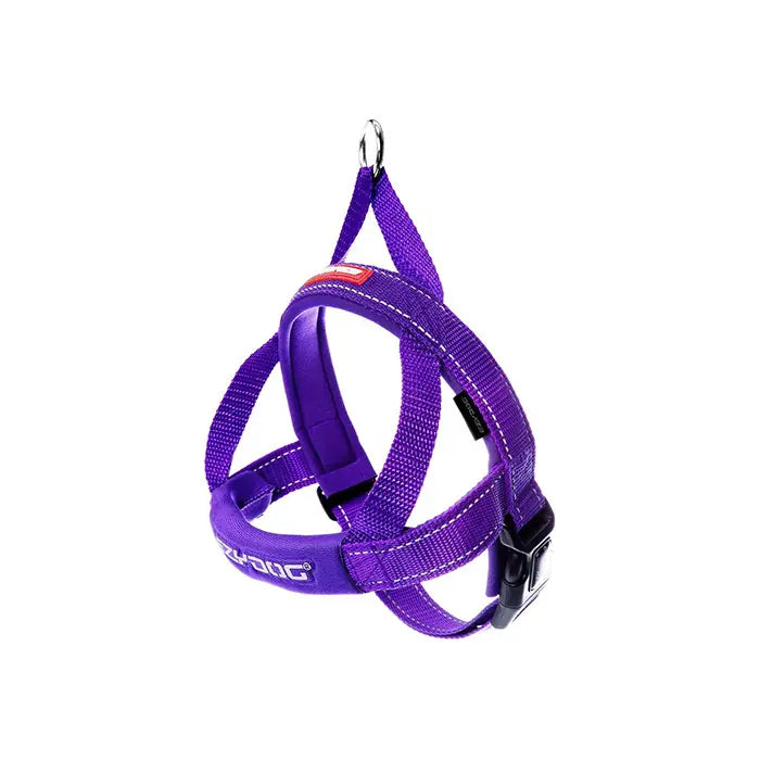 EzyDog Quick Fit Dog Harness Padded Comfort Purple XSmall