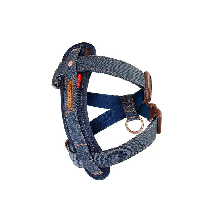 Ezydog Chest Plate Harness Denim Dog Vest Large