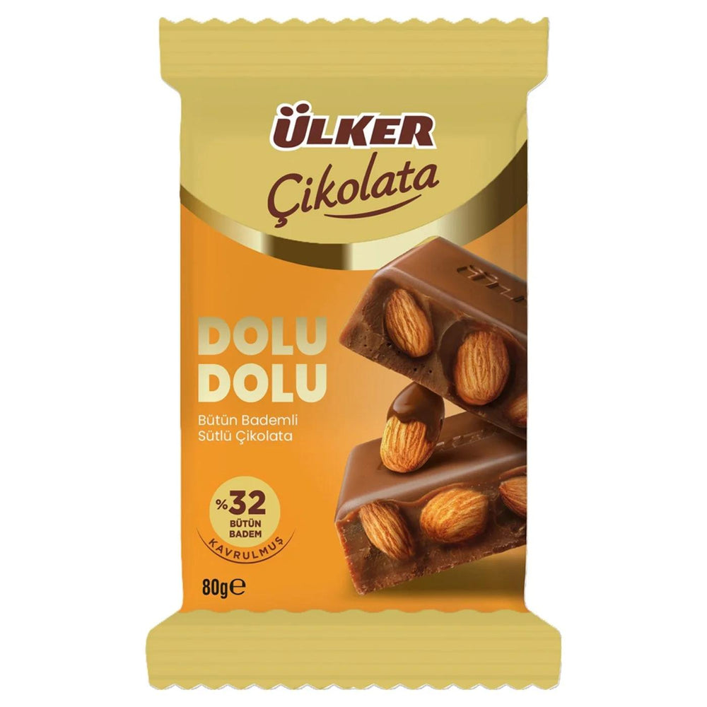 Ulker Dolu Dolu Chocolate with Almonds 80 g