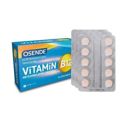 Osende Methylcobalamin Vitamin B12 Supplement - 30 Orally Disintegrating Tablets for Energy & Nerve - Vitamin & Supplement