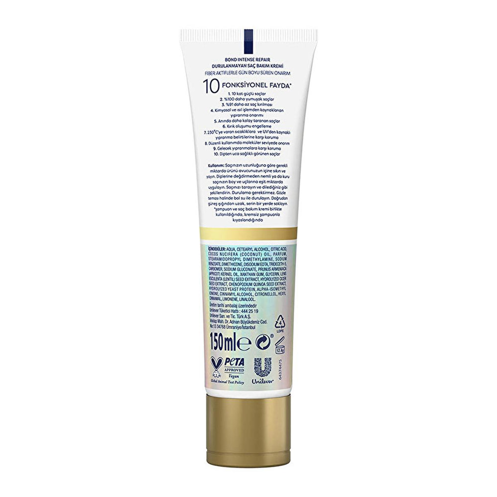 Dove Bond Intense Repair Leave-In Hair Conditioner: Reverse Damage, Peptide Repair & Heat Protection for Silky, Strong Hair Dove Bond Repair Conditioner: Repair & Protect Damaged Hair leave-in hair conditioner, bond repair cream, damaged hair treatment, peptide hair repair, heat protection for hair, chemical damage repair, Dove hair repair, no-rinse hair treatment, Bio-Protein hair care, hair bond strengthening, hair repair, hair treatment, conditioner, leave-in conditioner, peptide complex, bio-protein, he