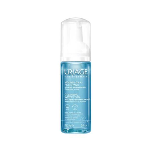 Uriage Gentle Facial Cleansing Foam & Makeup Remover - Suitable for Normal & Combination Skin Types - Makeup Remover