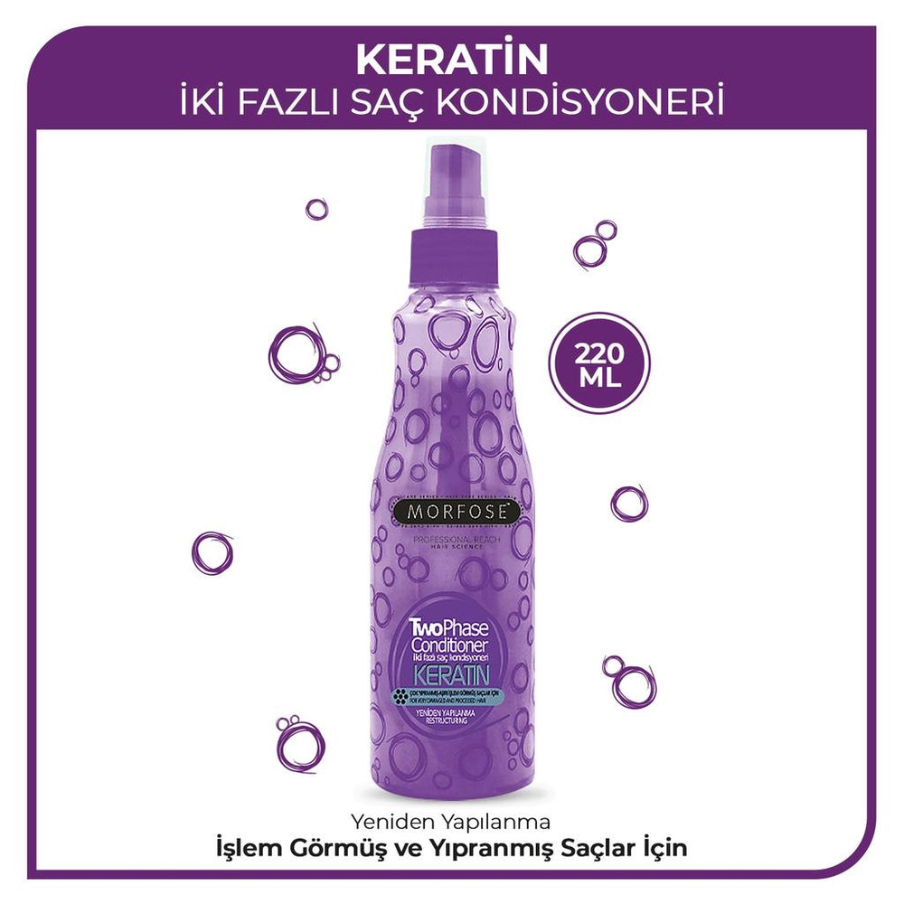 Morfose Keratin Bi-Phase Hair Conditioner Spray 220 ml