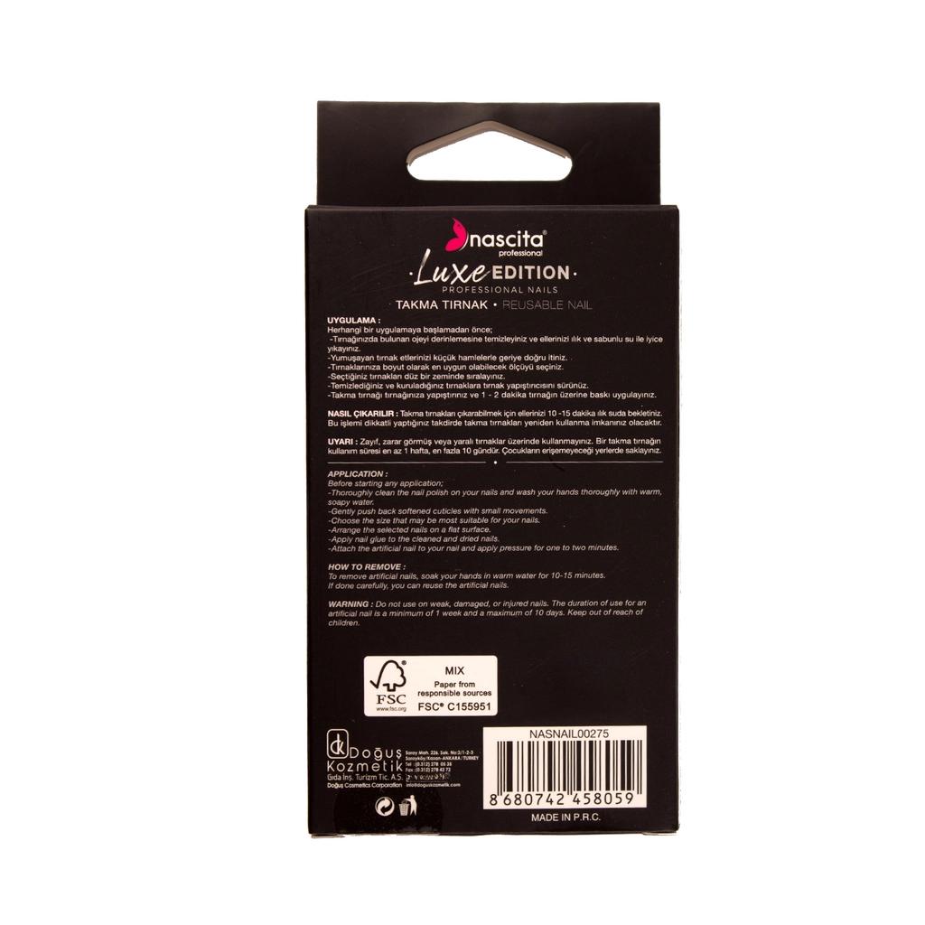 Nascita Luxe Edition Dusty Rose Ballerina False Nails 24-Pack