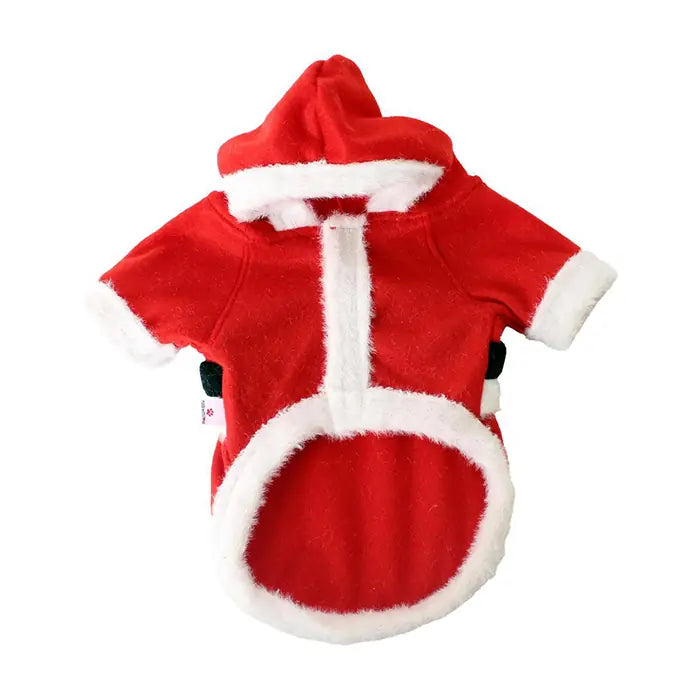 Max Design Santa Claus Jacket Soft Christmas Pet Costume