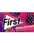 First Sensations Raspberry & Black Mulberry Gum 27g