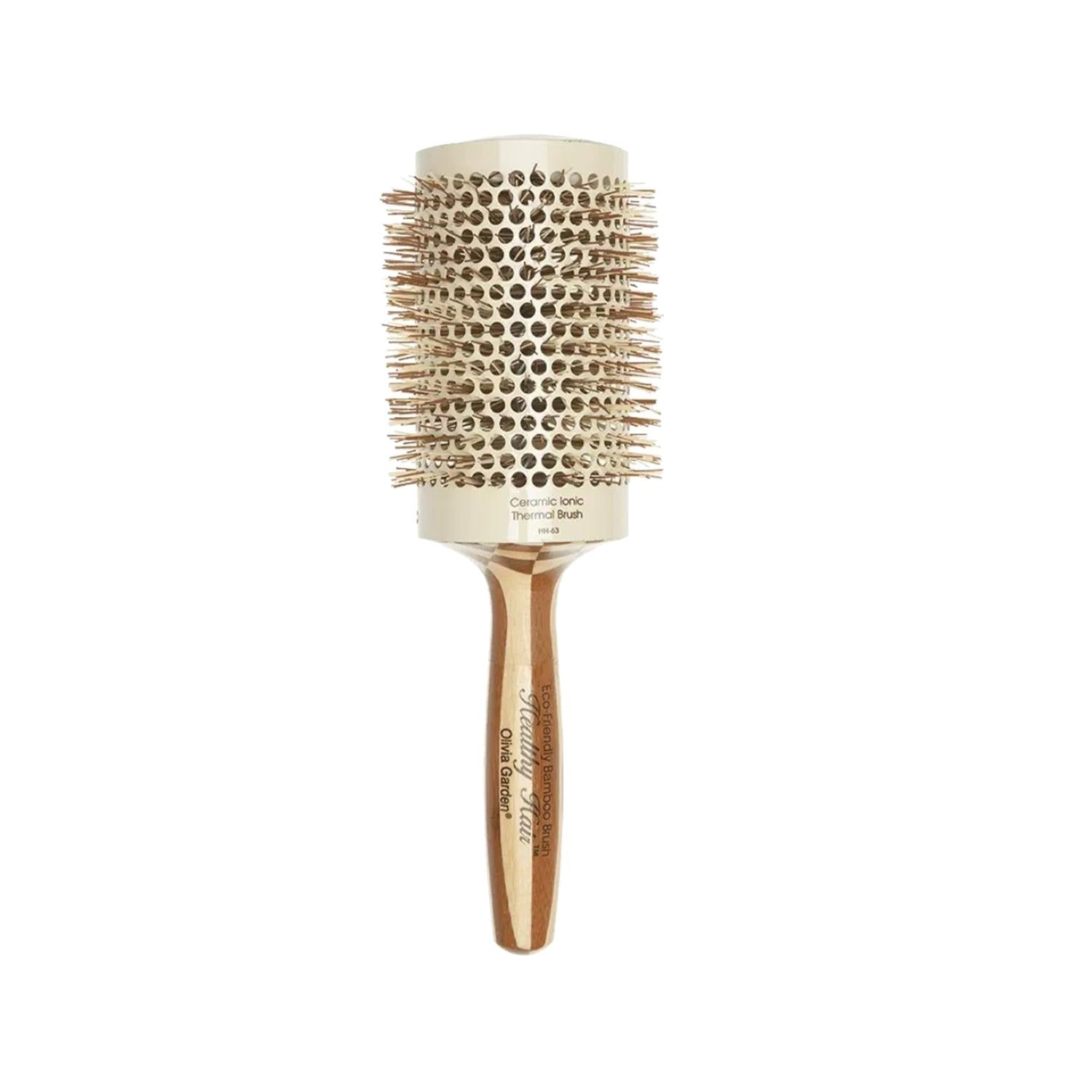 Olivia Garden Bamboo Touch Blowout Thermal Hair Brush 63 - Eco-Friendly Thermal Styling for Salon-Quality Blowouts Olivia Garden Bamboo Touch Blowout Thermal Hair Brush 63 Hair brush, Thermal hair brush, Bamboo hair brush, Blowout brush, Olivia Garden, Eco-friendly hair brush, Sustainable styling, Salon-quality blowouts, Hair styling tools, Bamboo hair care, Thermal styling, Hair care products
