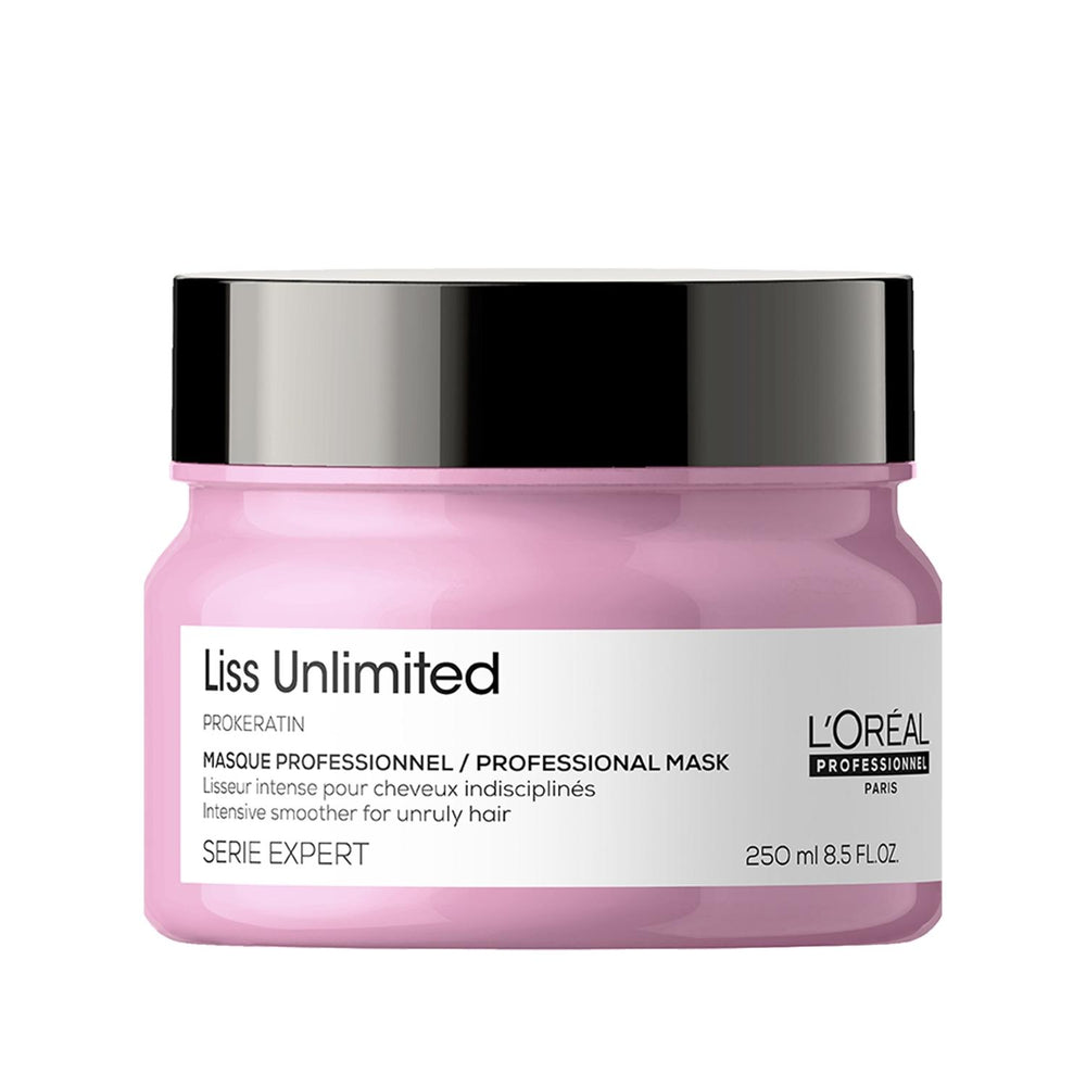 Loreal Professionnel Paris Serie Expert Liss Unlimited Hair Mask 250ml - Anti-Frizz, Intense Softness for - Hair Mask
