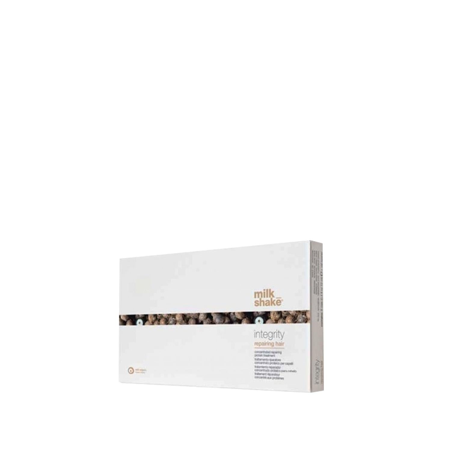 milk_shake Integrity Hair Care Serum for Dry & Damaged Hair - 8x12ml milk_shake Integrity Hair Serum for Dry Hair hair repair serum, dry hair care, damaged hair treatment, milk_shake Integrity, hair nourishment products, hair care, hair serum, dry hair solution, damaged hair repair, hair health, hair texture improvement, travel-sized hair care