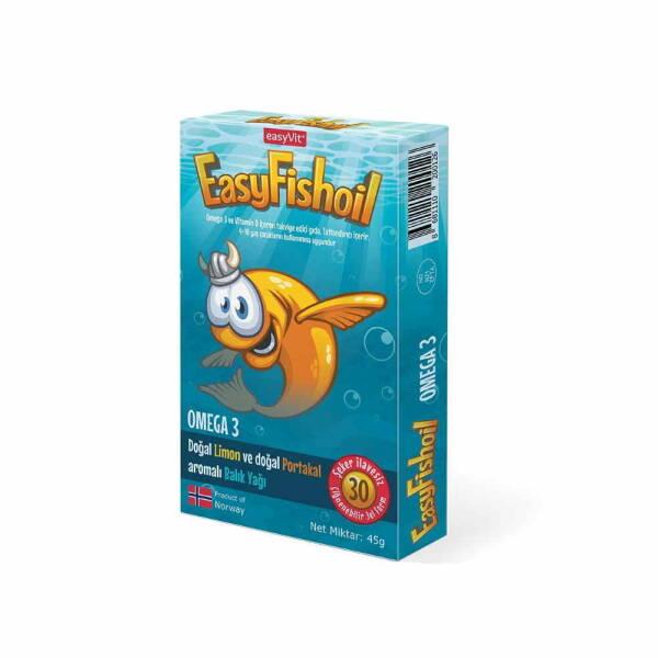 EasyFishoil Omega-3 Supplement for Children - Chewable Fish Oil Tablets with Vitamin D, Sugar-Free, 30 Count - image 3
