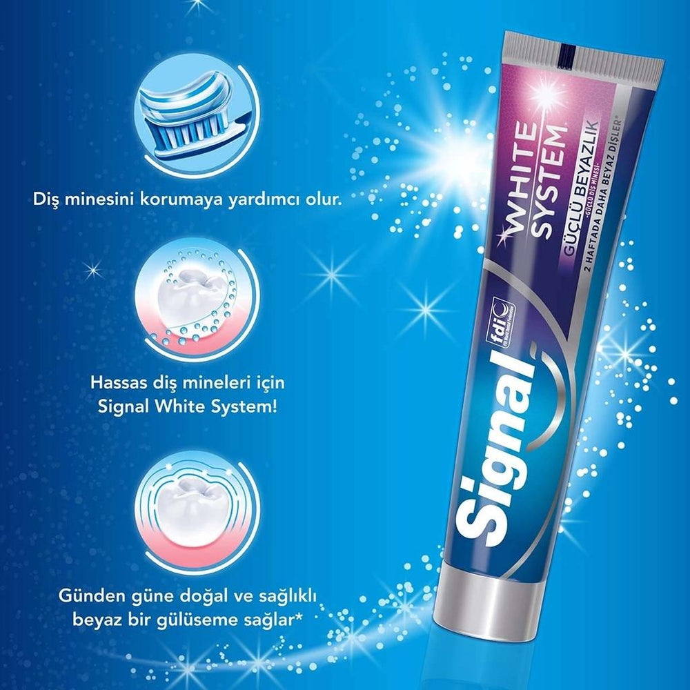 Signal White System Toothpaste for Strong Whiteness 75 ml