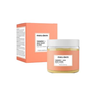 maruderm turmeric milk body scrub 250ml, tub of maruderm turmeric milk body scrub Maruderm Turmeric Milk Body Scrub - 250ml Maruderm Turmeric Milk Body Scrub - 250ml body-scrub, vegan-skincare, turmeric, exfoliation, nourishing, natural-beauty, gentle-cleanser, skincare-routine, self-care, ai-generated