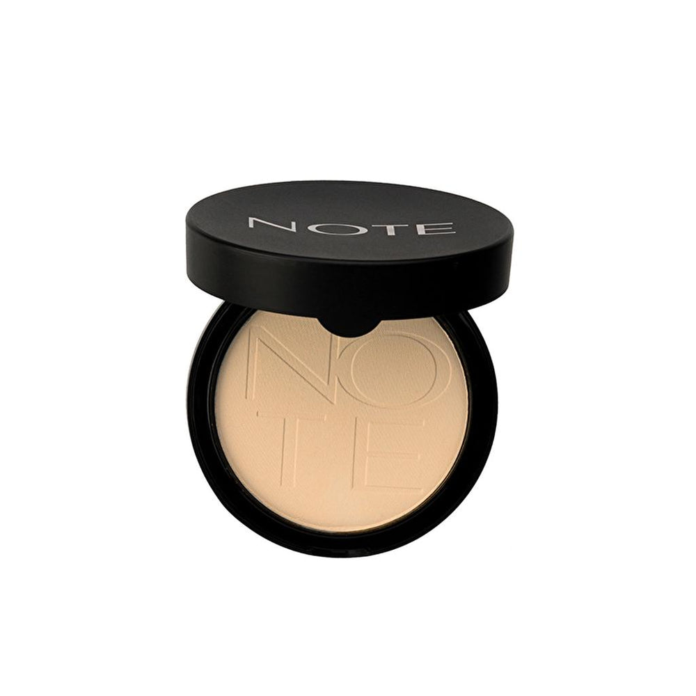 Note Luminous Silk Compact Powder in 03 Medium Beige