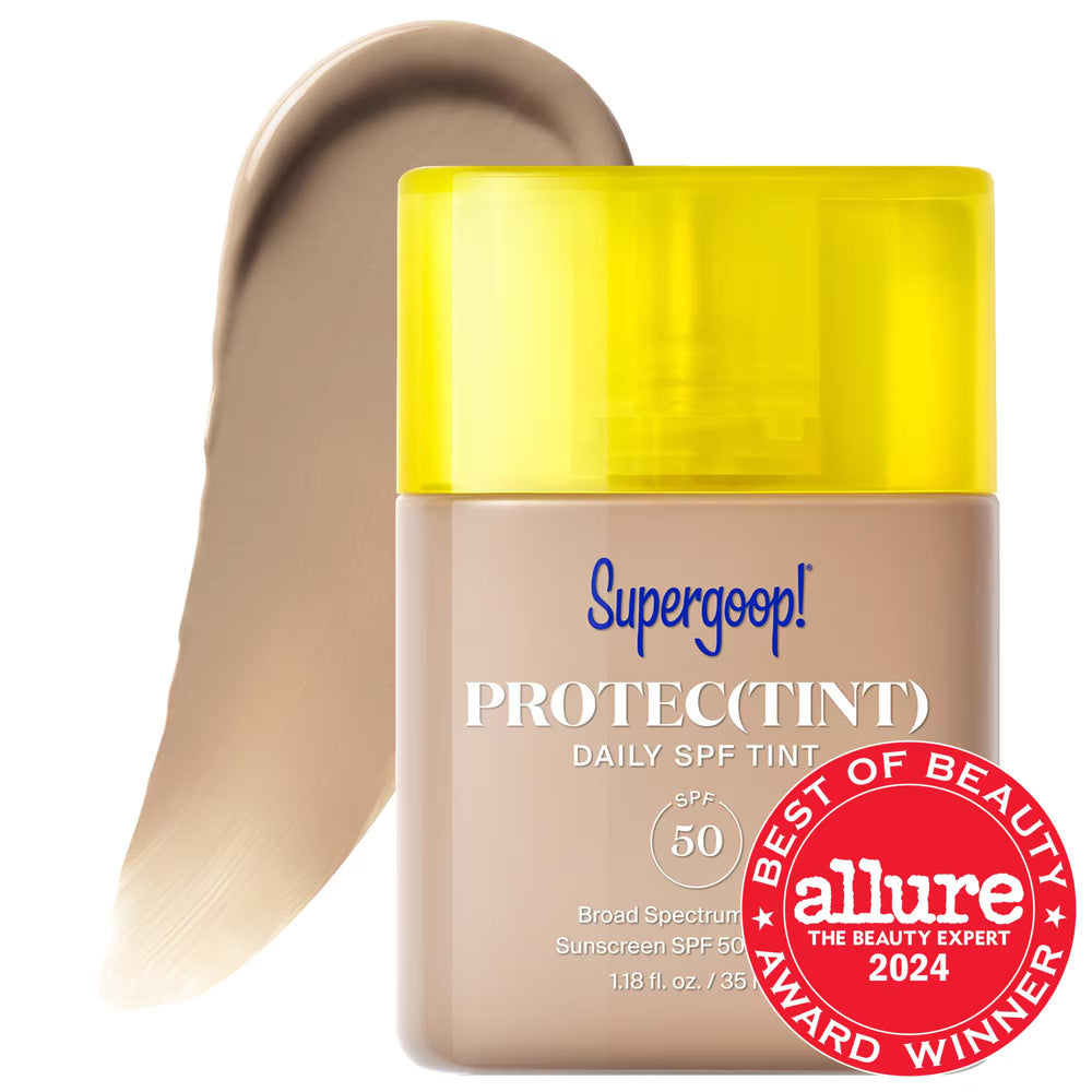 Protec(tint) Daily SPF 50 Tinted Sunscreen with Ectoin - Lightweight, Buildable Coverage & Natural Finish Protec(tint) SPF 50 Tinted Sunscreen - Lightweight & Natural Finish Tinted Sunscreen, SPF 50, Daily Sun Protection, Lightweight Coverage, Natural Finish Sunscreen, Cruelty-Free Cosmetics, Broad-Spectrum Sun Protection, Skincare Benefits, Ectoin, Hyaluronic Acid-Infused Clay, Zinc Oxide, Liquid Formulation, Buildable Coverage, Flexible Shades, Cushiony Formula, Makeup, Face Makeup, Tinted Moisturizer