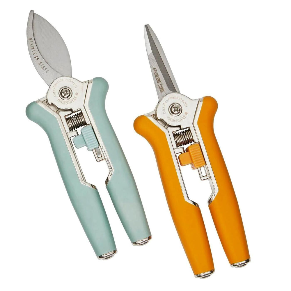 Ideenwelt Mini Garden Shears Set for Precision Pruning 2-Piece
