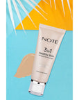 NOTE Cosmetics 3 In 1 Healthy Skin Tinted Moisturizer: SPF 50, Lightweight, Evens Skin Tone & Protects NOTE Cosmetics Tinted Moisturizer SPF 50 - Healthy, Radiant Skin tinted moisturizer, SPF 50 moisturizer, healthy skin moisturizer, lightweight tinted moisturizer, chamomile extract moisturizer, 3 in 1 moisturizer, sun protection moisturizer, moisturizer, SPF 50, sunscreen, chamomile extract, lightweight, skin tone evening, natural look, skincare, sun protection, UVA protection, UVB protection, anti-aging, 
