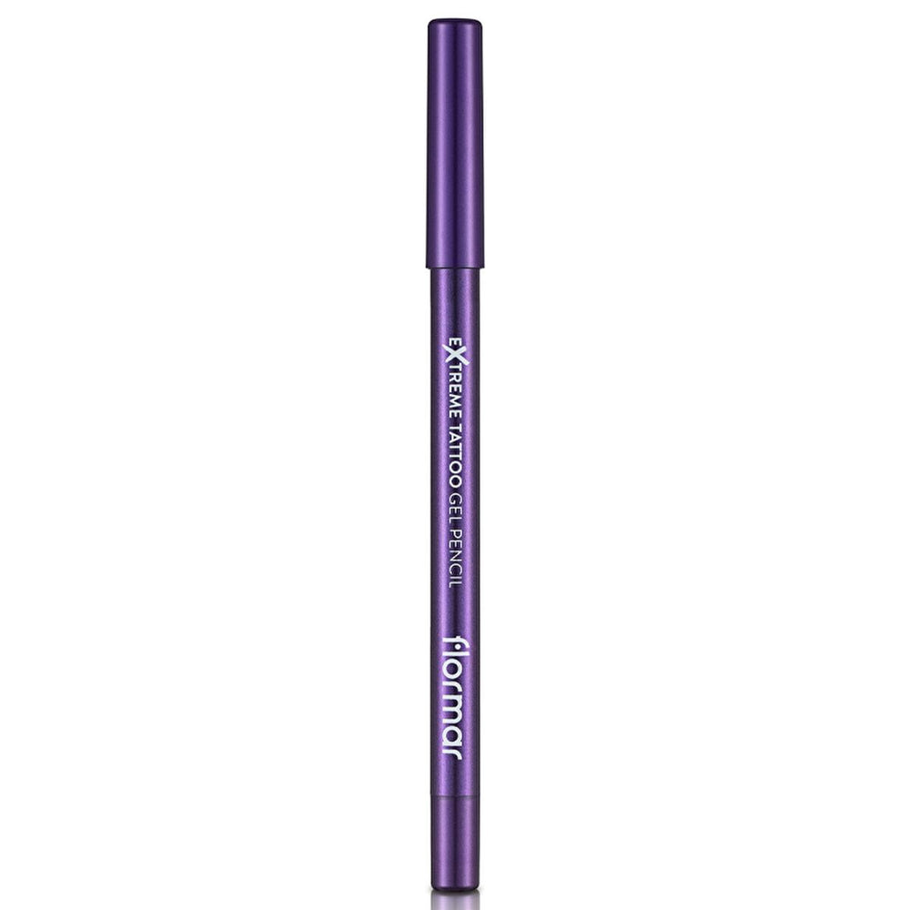 Flormar Extreme Tattoo Waterproof Gel Eyeliner - Long-Lasting, Smudge-Proof Eye Makeup - Purple Blaze - Eyeliner