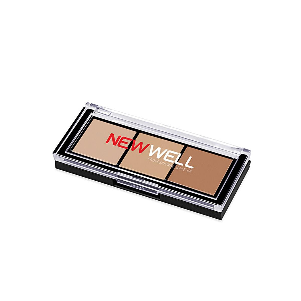 New Well Porcelain Makeup Highlighter 3'lü Palette: Illuminate, Brighten & Enhance for Radiant Skin New Well Highlighter Palette: Radiant Skin & Illuminating Makeup highlighter palette, makeup highlighter, illuminating palette, face highlighter, brightening makeup, high pigment highlighter, porcelain highlighter, makeup for radiant skin, makeup, cosmetics, beauty, face makeup, glowing skin, radiant skin, makeup for women, color palette, highlighting, shimmer, luminous, illuminating, face, cheekbones, brow b