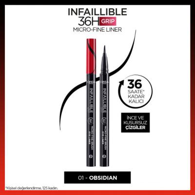 loreal-paris-infaillible-micro-fine-eyeliner-obsidian, 36h-grip-eyeliner-obsidian-color, waterproof-eyeliner-loreal-paris L'Oreal Paris Infaillible 36H Grip Micro Fine Eyeliner - 01 Obsidian L'Oreal Paris Infaillible 36H Eyeliner | 01 Obsidian loreal-paris, eyeliner, makeup, waterproof, obsidian, 36h-wear, micro-fine-tip, high-pigment, makeup-enthusiasts, ai-generated