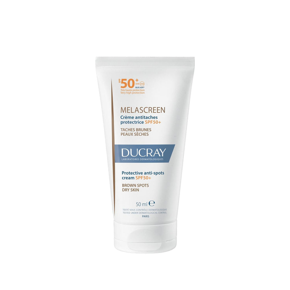 Ducray Melascreen Cream SPF 50+ Sunscreen for Skin Prone to Spots & Discoloration - 1.69 fl oz Ducray Melascreen SPF 50+ Sunscreen Cream sunscreen cream, SPF 50+, DUCRAY Melascreen, hyperpigmentation protection, sensitive skin sunscreen, dermatological skincare, sun protection, skin care, cosmetic, 1.69 fl oz, cream formulation, daily sun protection
