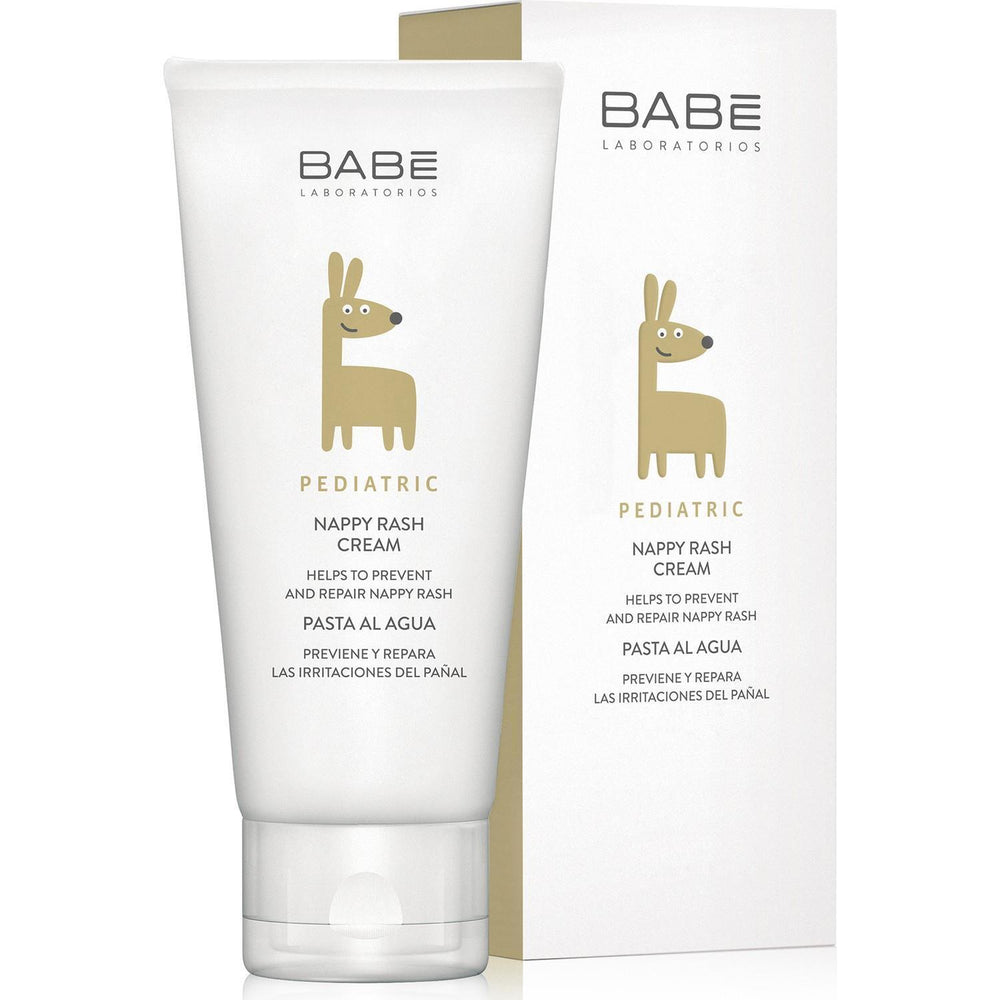 Babe Diaper Rash Cream, Water-Based 3.38 fl oz - Gentle Baby Skin Care for Sensitive Skin, Natural Ingredients - Baby Care