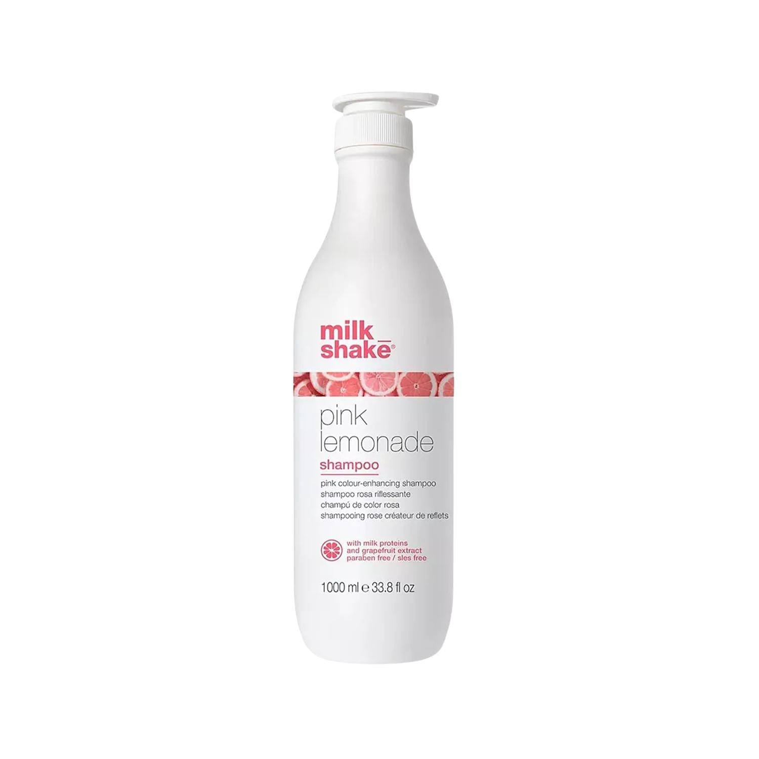 milk_shake Pink Lemonade Toning Hair Cream 1000ml - Hair Toner & Conditioner milk_shake Pink Lemonade Hair Toner & Conditioner 1000ml hair toner, hair conditioner, pink lemonade hair product, milk_shake hair care, toning hair cream, hair care, hair treatment, conditioning cream, toning cream, fragrant hair care, luxurious hair care, 1000ml hair product