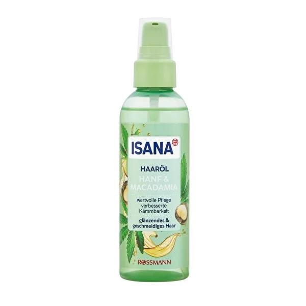 Isana Hair Care Oil with Hemp &amp; Macadamia Oil Extract - Nourishes &amp; Repairs Damaged Hair, Sulfate-Free, 3.38 fl oz Isana Hair Care Oil - Nourishes &amp; Repairs Damaged Hair hair care oil, hemp oil for hair, macadamia oil hair treatment, sulfate-free hair care, natural hair nourishment, damaged hair repair, dry hair solution, hair nourishment, hair repair, natural hair care, sulfate-free, paraben-free, gluten-free, hair care products, natural ingredients