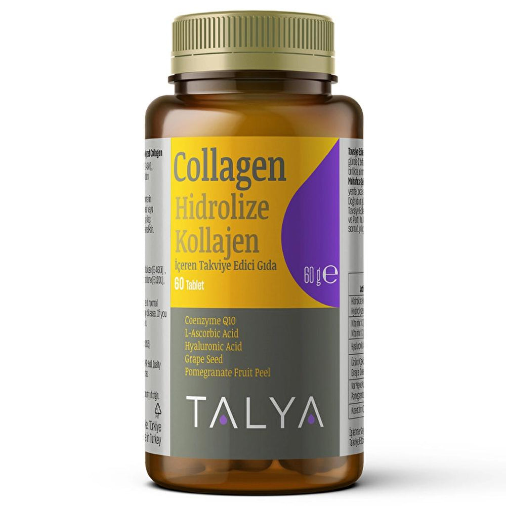 Talya Hydrolyzed Collagen Dietary Supplement 60 Tablets