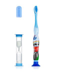 Benri Dent Kids Soft Toothbrush with Sand Timer Blue