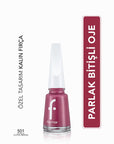 Flormar Nail Enamel Yoğun Pigmentli Oje - Long Lasting Nail Polish with Nail Care Benefits - view 2