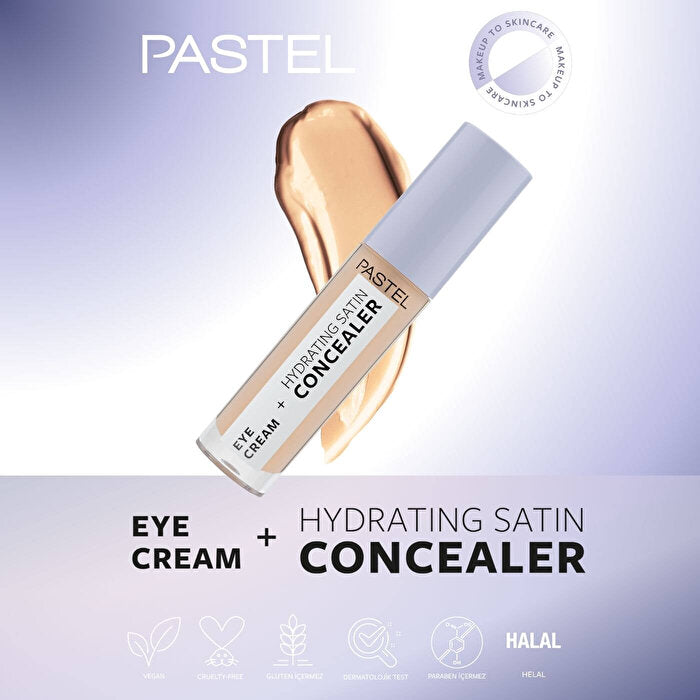 Pastel Eye Cream + Hydrating Satin Concealer 64 Medium Light