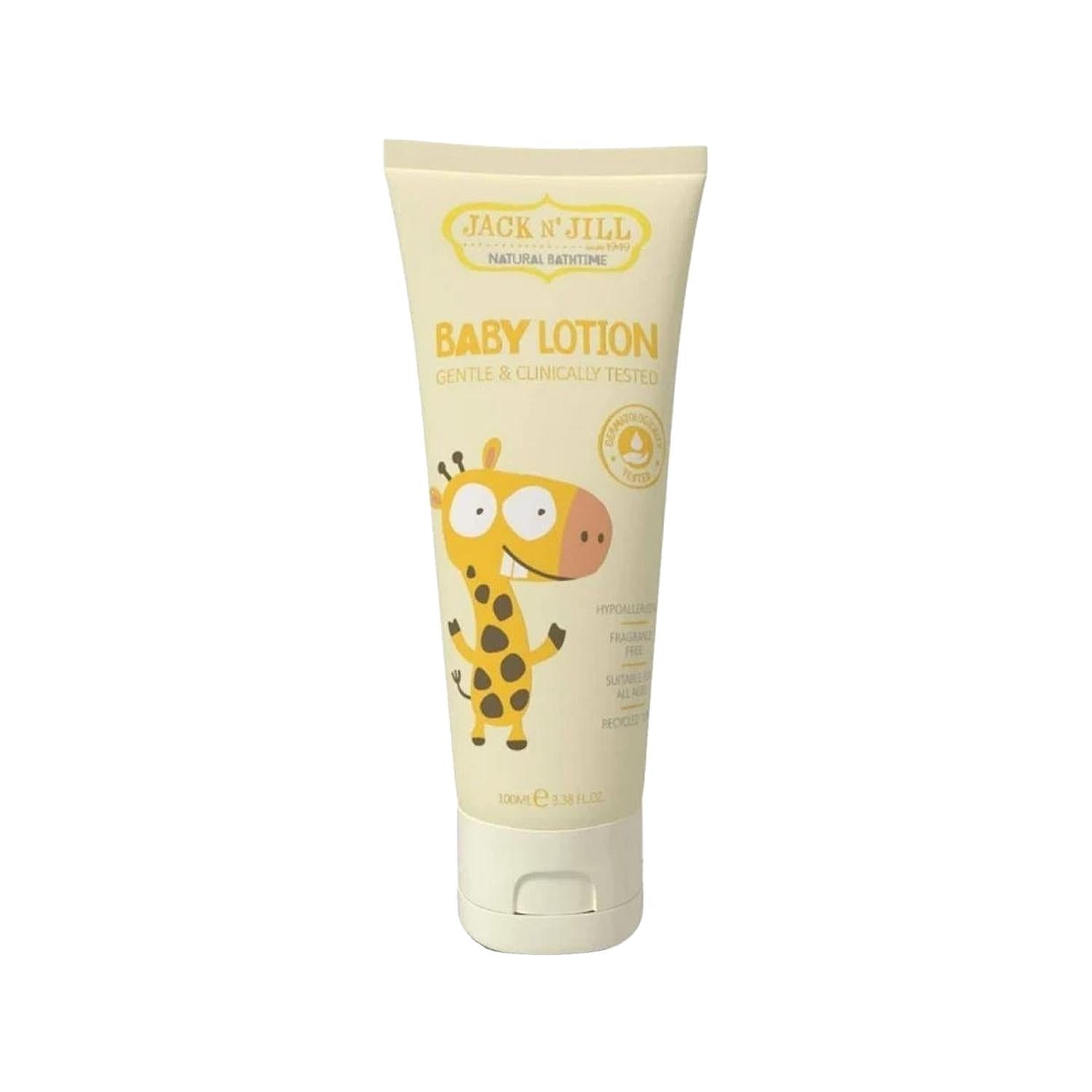 Jack N' Jill Natural Baby Face and Body Lotion - Gentle, Chemical-Free Moisturizer for Infants - 3.38 fl oz Natural Baby Lotion by Jack N' Jill - 3.38 fl oz baby lotion, natural baby care, organic baby products, gentle baby skin care, baby face and body lotion, chemical-free baby products, natural skincare for infants, baby skincare routine, gentle moisturizer for babies