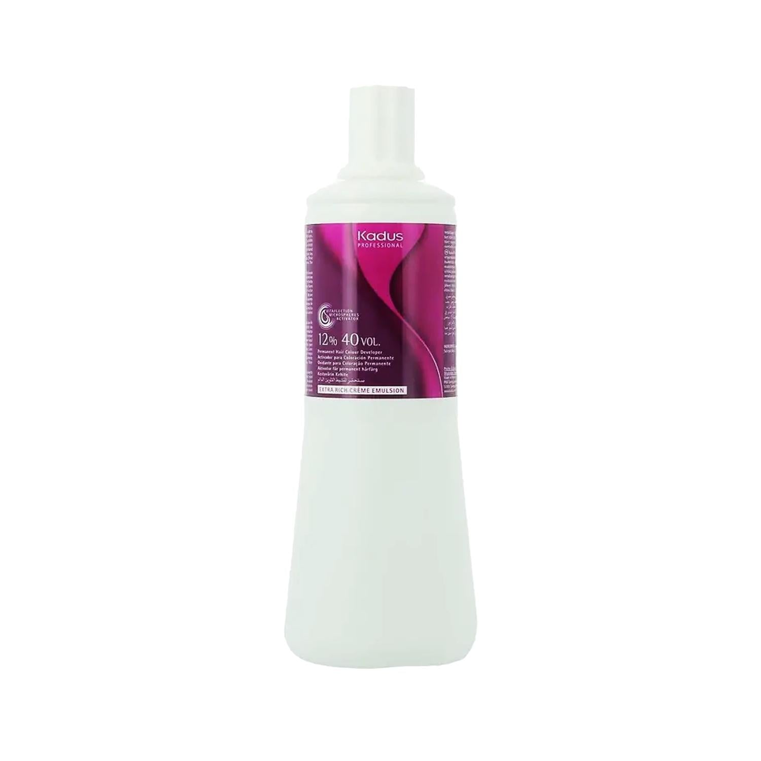 Kadus Professional 12% Cream Developer 40 Volume - 1000ml Hair Developer Cream for Professional Hairstylists Kadus Professional 12% Cream Developer 40 Volume 1000ml hair developer cream, Kadus Professional, 40 Volume developer, 12% hair developer, 1000 ml hair developer, professional hair care, hair coloring, bleaching, salon essentials, hair care products