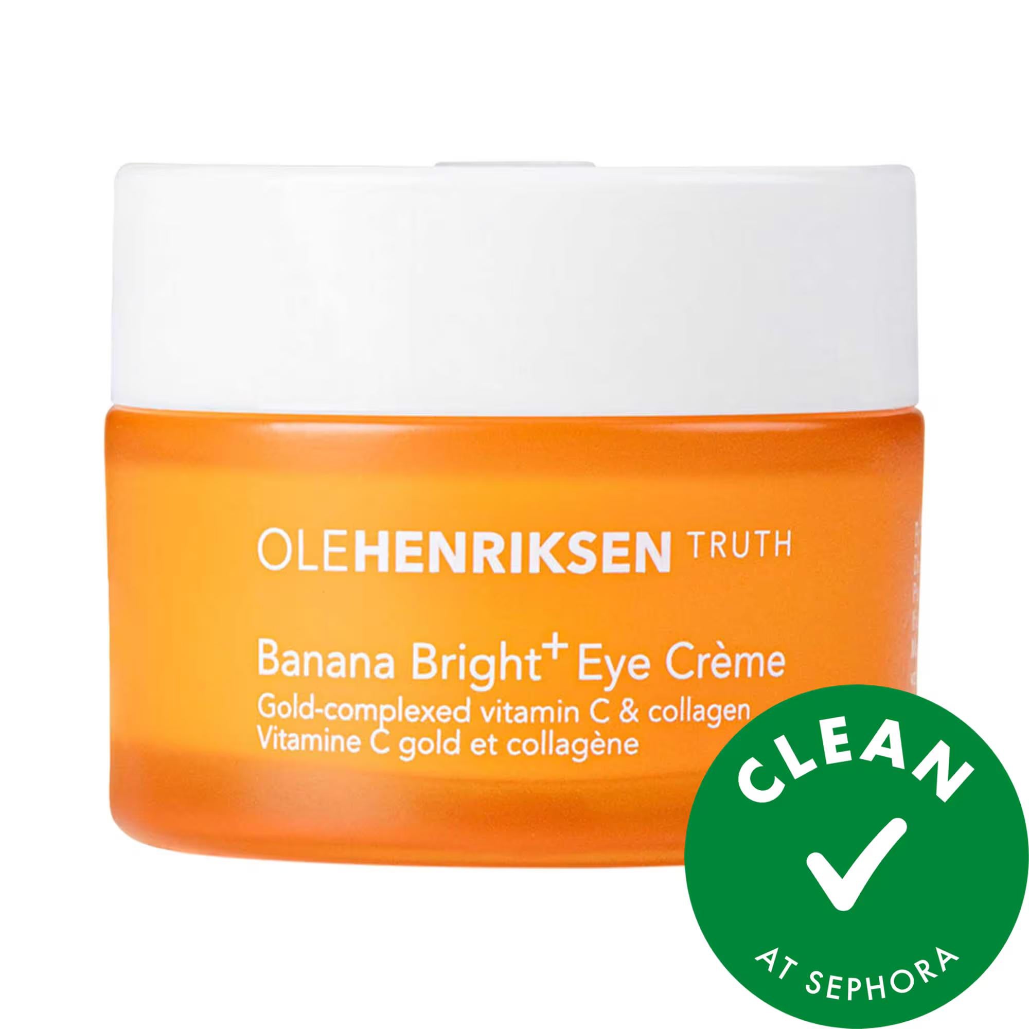 Banana Bright+ Vitamin C Eye Crème for Dark Circles - Brightens, Reduces Fine Lines & Crow's Feet, Vegan & Fragrance-Free Banana Bright+ Vitamin C Eye Crème - Brightens & Smoothes Under-Eyes Vitamin C Eye Cream, Dark Circles Treatment, Anti-Aging Eye Cream, Vegan Skincare, Fragrance-Free Eye Cream, Cruelty-Free, Gluten-Free, Recyclable Packaging, Skincare, Eye Care, Fine Lines and Wrinkles, Dullness, Dark Circles, Brightening Eye Cream, Concealer Friendly, Lightweight Eye Cream, Ethical Skincare, Skincare f
