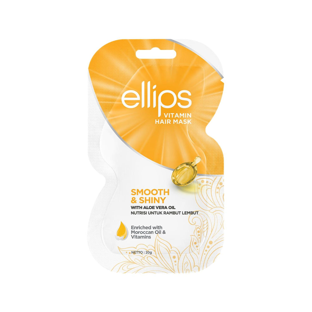 Ellips Smooth & Shiny Vitamin Hair Mask for Softness 20g