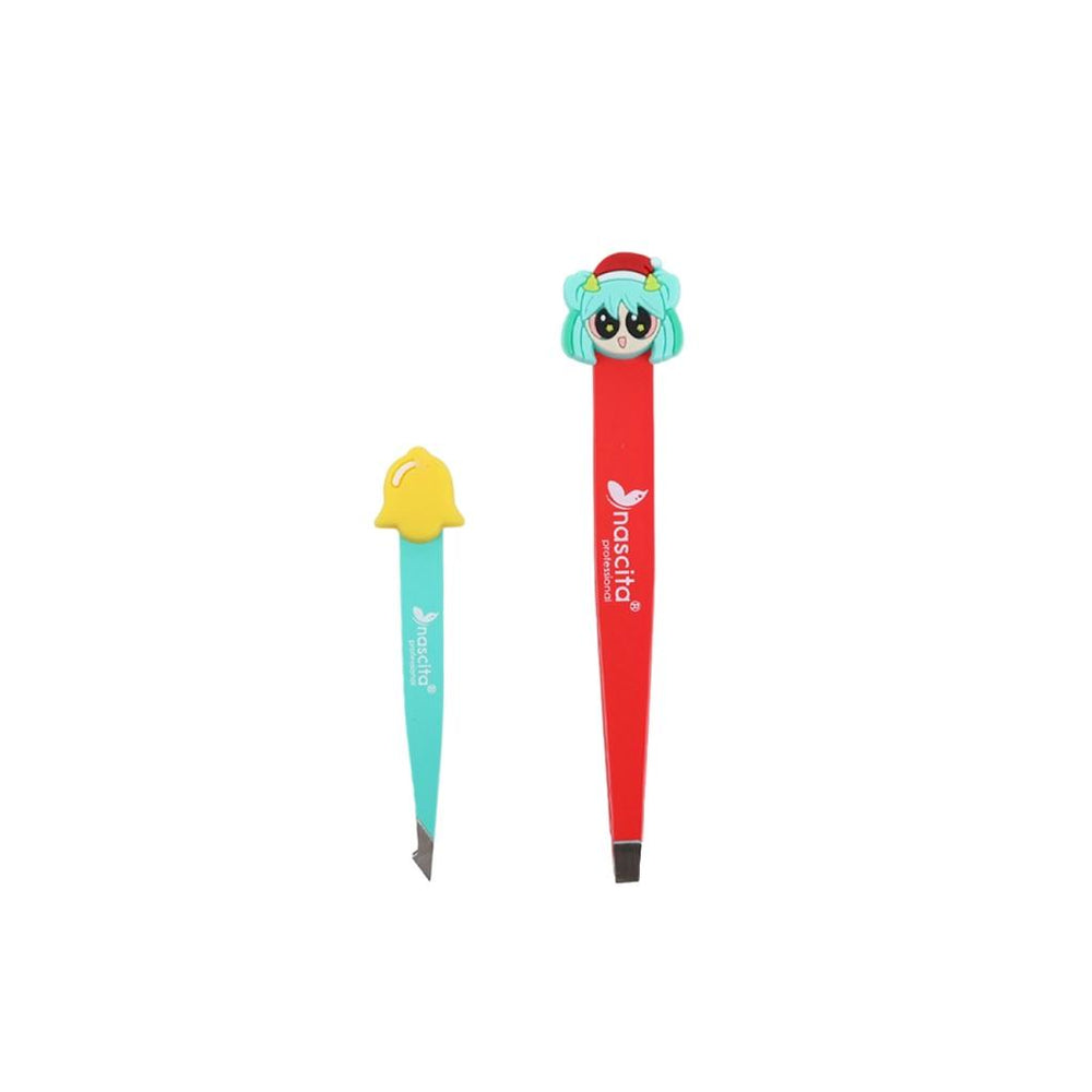 Nascita Pixy Pop Girls Red Tweezers Set - 2 Piece