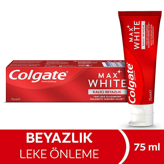 Colgate Max White Whitening Toothpaste 75ml - Permanent Whiteness | Fresh Breath - view 2
