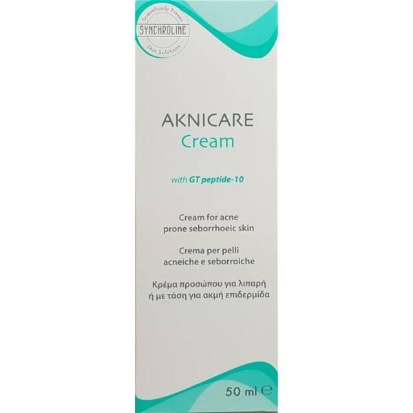 Synchroline Aknicare Acne Treatment Cream: Salicylic Acid for Blemish Control & Clear Skin - Daily Acne Care for Acne-Prone Skin Synchroline Acne Cream: Blemish Control & Clear Skin acne treatment cream, acne cream, salicylic acid cream, skincare for acne prone skin, anti acne cream, blemish treatment, daily acne care, Synchroline Aknicare, acne, blemishes, oily skin, skincare, salicylic acid, Triethyl Citrate, Ethyl Linoleate, Zinc Lactate, Oligopeptide-10, Sodium Hyaluronate, anti-inflammatory, exfoliatio