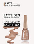 Flormar Cashmere Mocha Glossy Nail Polish 006 - 11ml