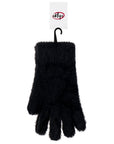 Eklips Black Feathered Exfoliating Glove for Smooth Skin