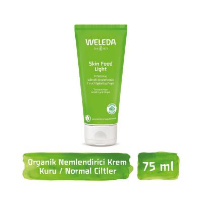 weleda-skin-food-light-moisturizer-75ml, weleda-light-moisturizer-application Weleda Skin Food Light - Daily Moisturizer | 75ml Weleda Skin Food Light Moisturizer 75ml weleda, skin-food-light, moisturizer, dry-skin-care, normal-skin-care, daily-care, light-weight, natural-ingredients, hydration, ai-generated