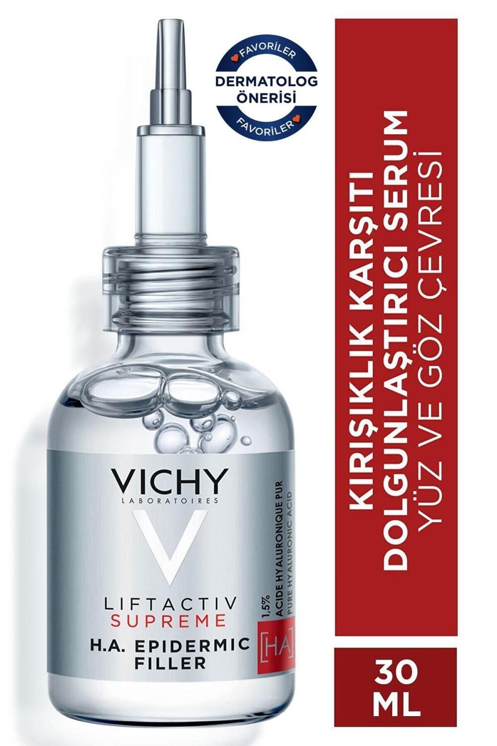 Vichy LiftActiv Supreme H.A. Epidermic Filler: Advanced Anti-Wrinkle Face &amp; Eye Serum - Deeply Hydrating, Reduces Fine Lines, Hypoallergenic, 1.01 fl oz - image 11